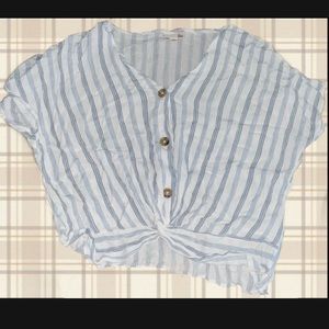 Striped Blue Knot Shirt